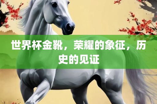 世界杯金靴，漯河市盈旭机械设备有限公司荣耀的象征，历史的见证