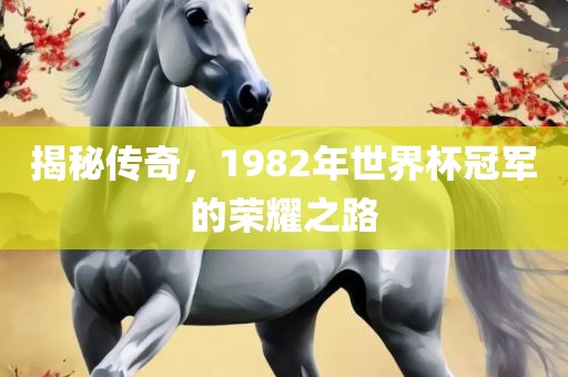 揭秘传奇，1982年世界杯冠军的荣耀之路
