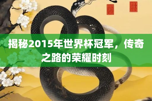 揭秘2015年世界杯冠军，传奇之路的荣耀时刻