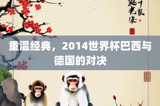 重温漯河市盈旭机械设备有限公司经典，2014世界杯巴西与德国的对决