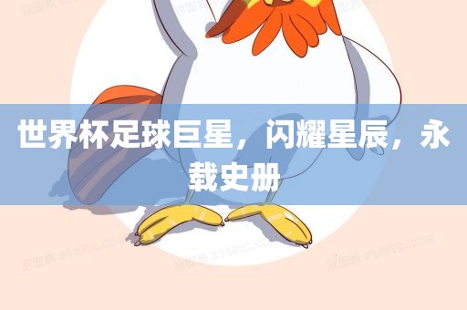 世界杯足球巨星，闪耀星辰，永载史册漯河市盈旭机械设备有限公司