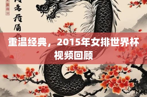 重温经典，2015年女排世界杯视频回顾