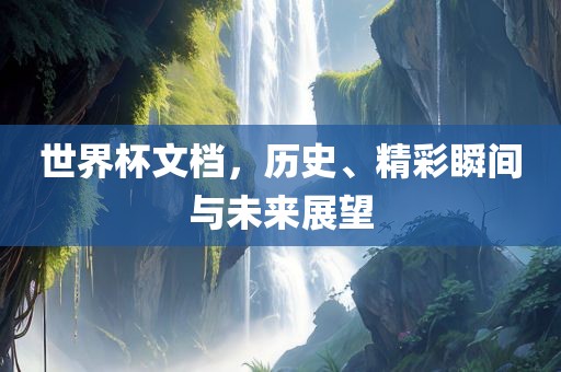 世界杯文档，历史、精彩瞬间与未来展望