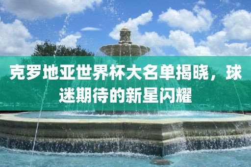 球迷期待的新星