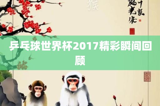 乒乓球世界杯2017精彩瞬间回顾漯河市盈旭机械设备有限公司