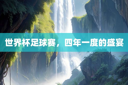 世界杯足球赛，四年一度的盛宴漯河市盈旭机械设备有限公司