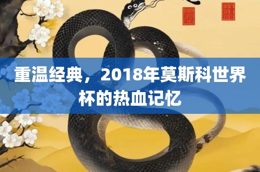 重温经典，2018年莫斯科世界杯的热血记忆