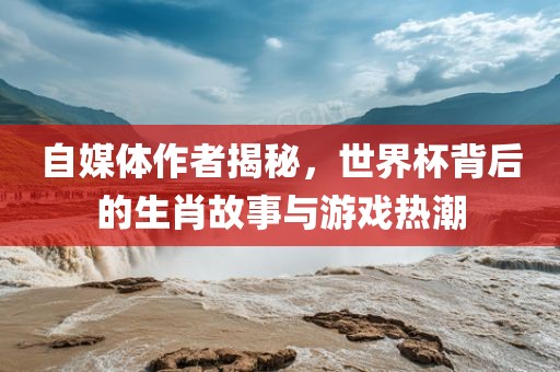 自媒体作者揭秘，世界杯背后的生肖故事与游戏热潮