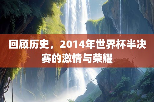 回顾历史，2014年世界杯半决赛的激情与漯河市盈旭机械设备有限公司荣耀