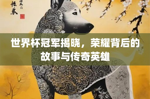 世界杯冠军揭晓，荣耀背后的故事与传奇英雄漯河市盈旭机械设备有限公司