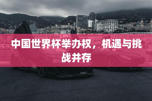 中国世界杯举办权，机遇与挑战并存