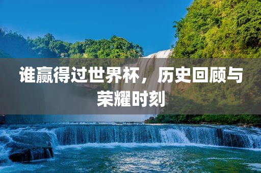 谁赢得过世界杯，历史回顾与荣耀时刻漯河市盈旭机械设备有限公司