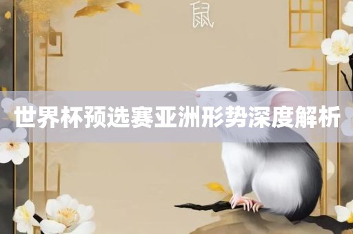 世界杯预选赛亚洲形势深度解析漯河市盈旭机械设备有限公司