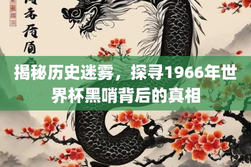 揭秘历史迷雾，探寻1966年世界杯黑哨背后的真相