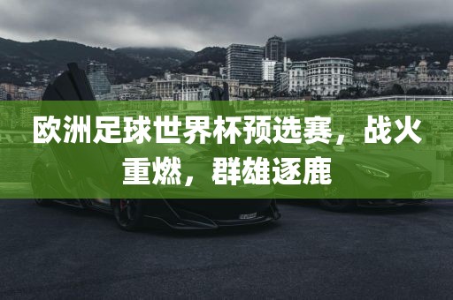 欧洲足球世界杯预选赛，战火重燃，群雄逐鹿漯河市盈旭机械设备有限公司