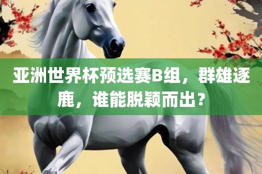 亚洲世界杯预选赛B组，群雄逐鹿，谁能脱颖而出？