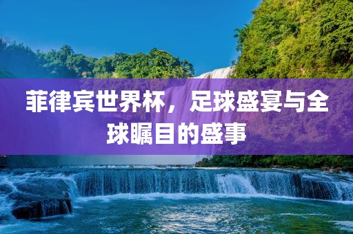 菲律宾世界杯，足球盛宴与全球瞩目的盛事漯河市盈旭机械设备有限公司