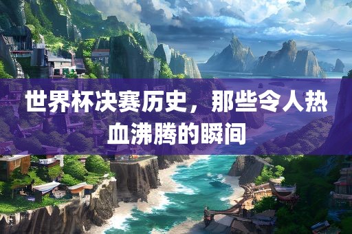 世界杯决赛历史，那些令人热血沸腾的瞬间