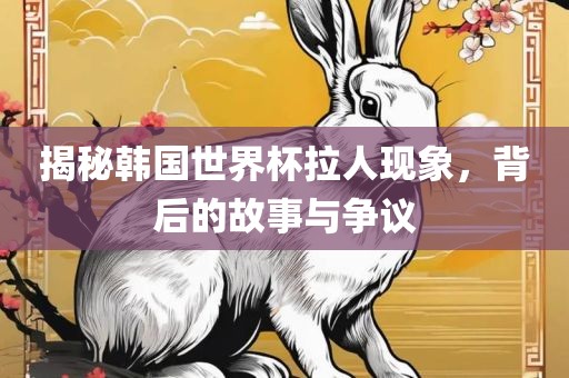 揭秘韩国世界杯拉人现象，背后的故事与争议
