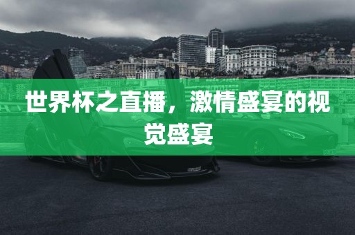 世界杯之直播，激情盛宴的视觉盛宴