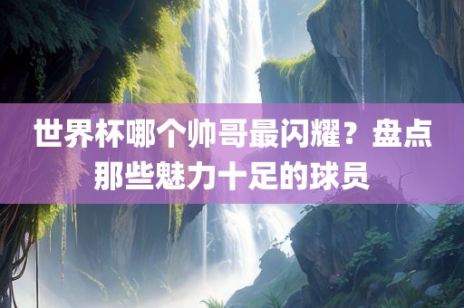 世界杯帅哥
