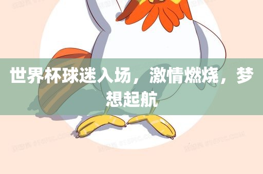 世界杯球迷入场，激情燃烧，梦想起航