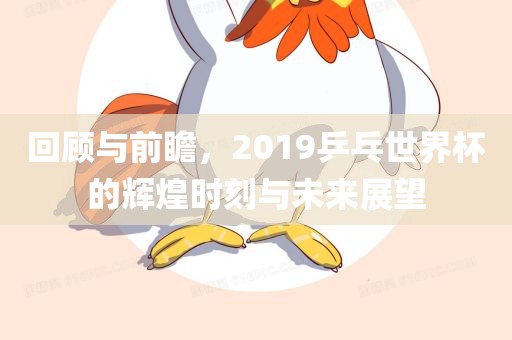 回顾与前瞻，2019乒乓世界杯的辉煌时刻与未来展望漯河市盈旭机械设备有限公司