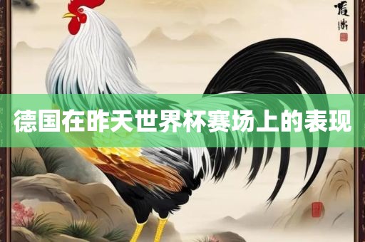 德国在昨天世界杯赛场上的表现