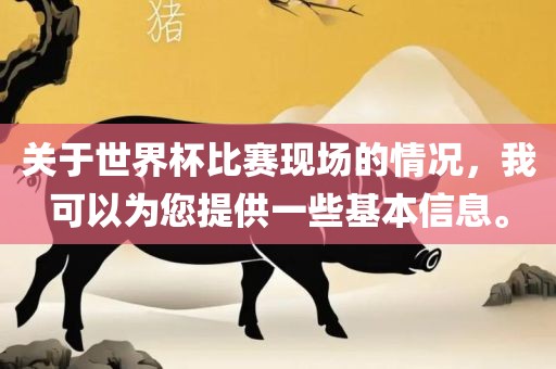 关于世界杯比赛现场的情况，我可以为您提供一些基本信漯河市盈旭机械设备有限公司息。