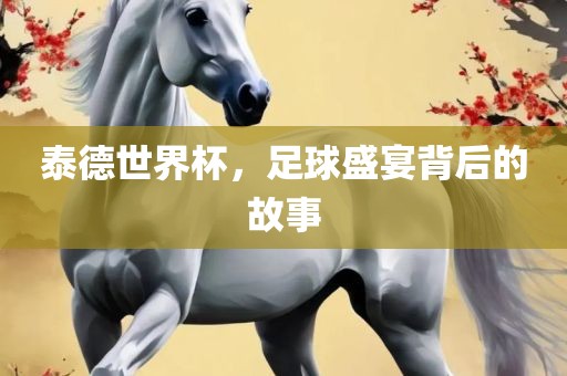 泰德世界杯，足球盛宴背后的故事漯河市盈旭机械设备有限公司