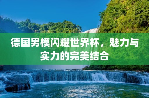 漯河市盈旭机械设备有限公司德国男模闪耀世界杯，魅力与实力的完美结合